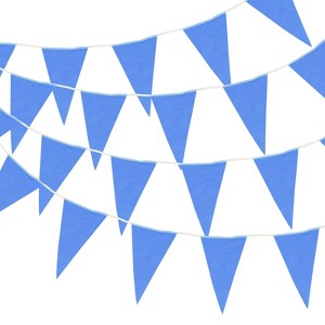 Unique Bargains Outdoor Garden Wedding Birthday Decoration Pennant Flag Banner 50ft - 1 of 4