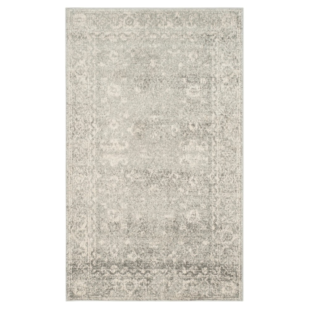  Asteria Evoke Rug Silver/Ivory