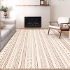 DOMETOUR Rug for Living Room Area Rug 6x9 FT, Modern Non-Slip Floor Carpet, Soft Machine Washable Rugs,Large Rugs for Bedroom - 2 of 4