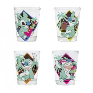 Adult Disney Lilo and Stitch 4-Piece Shot Glass Set - 1 of 2