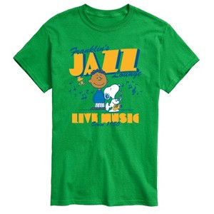 Men's - Peanuts - Franklins Jazz Lounge Short Sleeve Graphic T-Shirt - 1 of 4