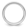 Black Bow Jewelry 2.5mm to 6mm Platinum Standard Weight Polished Domed Comfort Fit Band - 2 of 4