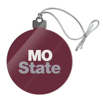 Missouri State University Primary Logo Acrylic Christmas Tree Holiday Ornament