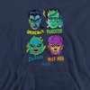 Men's Universal Monsters Monster Heads Pull-Over Hoodie - 2 of 4
