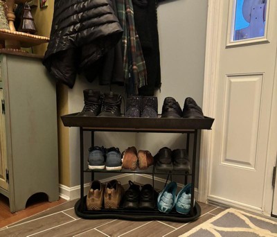 2 Tier Shoe Rack Metal Mesh - Brightroom™ : Target