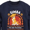 Boys' - Disney - Simba Graphic Long Sleeve Fleece Sweatshirt - 2 of 4