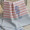 Split P Sea Life Embroidered Seahorse Dishtowel - 2 of 3