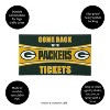 Evergreen Come Back with Tickets Green Bay Packers 28" x 16" Woven PVC Indoor Outdoor Doormat - 3 of 4