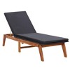 vidaXL Sun Loungers 2 pcs with Table Poly Rattan and Solid Acacia Wood - image 2 of 4