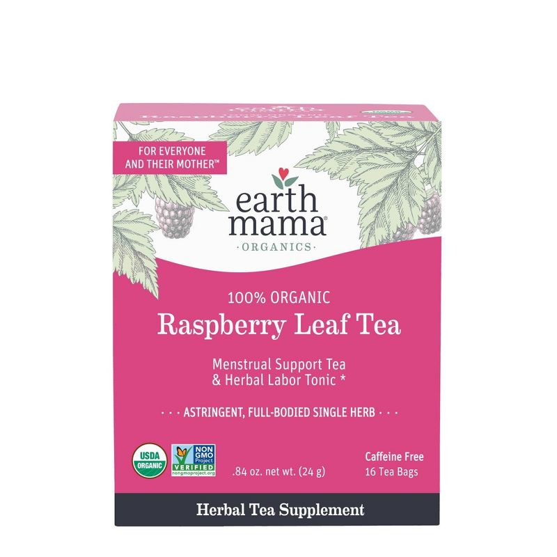 Earth Mama Organics Raspberry Leaf Tea - 0.84oz, 1 of 13