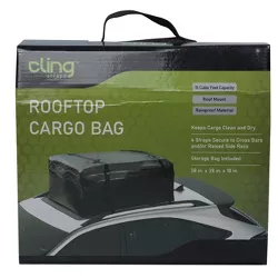 Cling 38"x38" Rainproof Car Top Bag Cargo Tie Downs