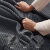 AENKYO Twin Waffle Weave Cotton Blanket, Lightweight & Breathable Throw for All Seasons, Machine Washable Soft Bed Cover - 3 of 4
