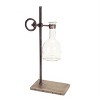 Glass and Metal Bud Vase Set – Rustic Style with Two Sizes by Melrose - 4 of 4