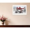 HomeRoots Tree Farm Wagon White Framed Wall Art - 2 of 4