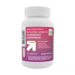 Women's Under 50 Multivitamin Dietary Supplement Tablets - 120ct - up & up™