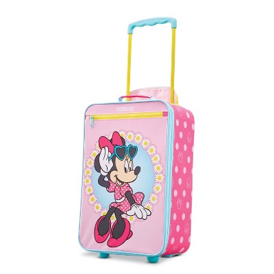 American Tourister Kids' Disney Minnie Mouse Softside Upright Carry On Suitcase