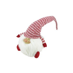 Northlight Chipper Chester Sitting Santa Gnome Christmas Figurine - 14.75" - Red and White - 1 of 1