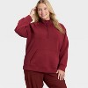 Women's Airy Sleek Legging Friendly Half Zip Sweatshirt - All In Motion™ - 3 of 3
