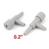Unique Bargains Adjustable Aquarium Fish Oxygen Air Line Tubing Flow Control Valve Gray 20 Pcs - 2 of 3