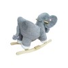 Ridstar Plush Elephant Rocking Toy with Lullaby, Hand Puppet & Safety Strap Suitable for Children Aged 1-3 Years-Grey - 4 of 4