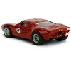 1965 Ford GT40 MK1 #25 Red Metallic with Gold Stripes "Collection" Series 1/64 Diecast Model Car by Majorette - 3 of 4