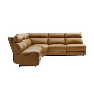 Jean Genuine Leather Power Reclining Corner Sectional | HULALA HOME - 1 of 4