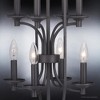Urban Ambiance Luxury French Rustic Chandelier,  33.75"H x 21"W,  Charcoal Finish, UHP3451 - 4 of 4