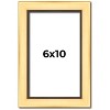 PosterPalooza | Photo Size Simple Gold Picture Frame - UV Acrylic, Foam Board Backing, Hanging Hardware - 2 of 4