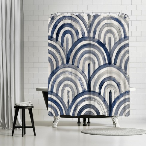 Americanflat 71x74 Shower Curtain Electric Dreams I By Pi Creative Art :  Target