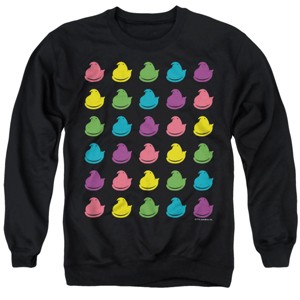 Peeps Easter Rainbow Peeps Pattern Unisex Adult Crewneck Sweatshirt - 1 of 4