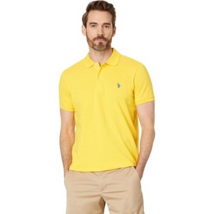 U.S. Polo Assn. Men's Slim Fit Solid Pique Polo With Small Pony Polo Shirt - 1 of 3