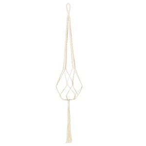 Unique Bargains DIY Indoor Outdoor Retro Vintage-inspired Macrame Flower Pot Holder 47.2" - 1 of 4