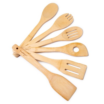 New Lower Price Bamboo Utensils Set of 5 by Target Neutral One