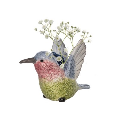 Transpac Ceramic Hummingbird Vase Home Decorations Spring