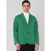 Lars Amadeus Men's Lightweight Notched Lapel Solid Color Long Sleeve Blazer - 4 of 4