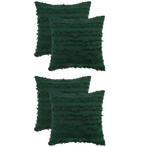 Unique Bargains Cotton Home Decor Throw Pillow Covers for Couch Sofa 4 Pcs - 1 of 4
