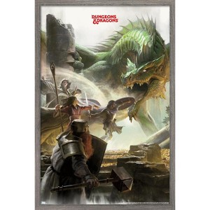 Trends International Dungeons and Dragons - Adventure Framed Wall Poster Prints - 1 of 4