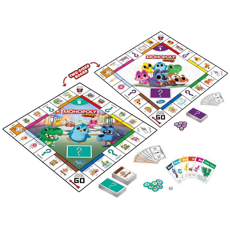 Monopoly Junior 2 Kids Board Games in 1, 3 of 11