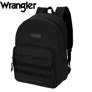 Wrangler Backpack for Men and Women, Water Resistant Casual Daypack for Travel, Work School, Laptop Backpack with Notebook Sleeve - 1 of 4