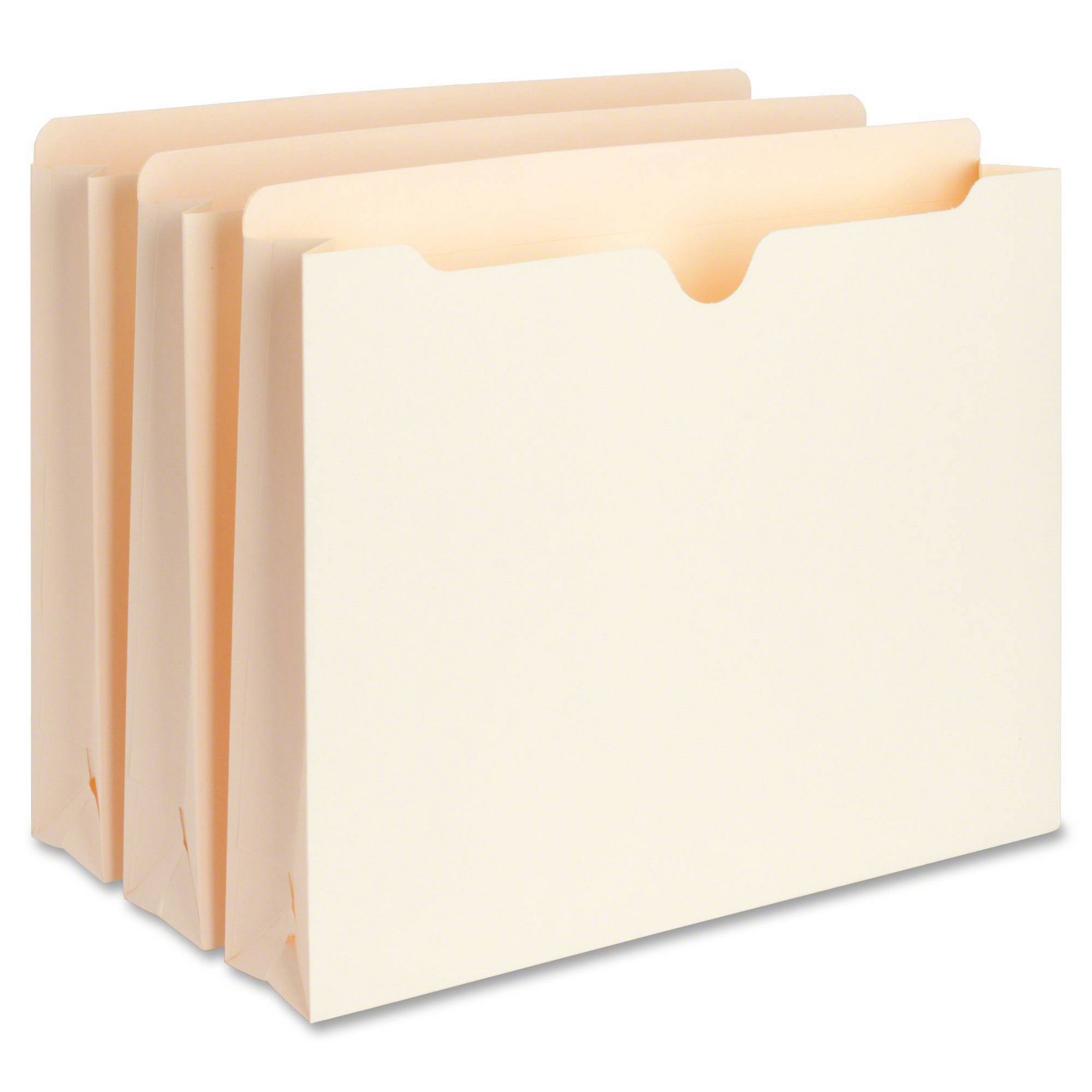 Business Source Straight Tab Cut Letter Yes File Off White