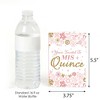 Big Dot of Happiness Mis Quince Anos - Fill In Quinceanera Sweet 15 Birthday Party Invitations (8 count) - 3 of 4