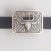 phiestina Vintage Silver Plated Long Horn Bull Bottle Opener Belt Buckle, Heavy Duty Zinc Alloy - 4 of 4