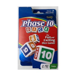 Phase 10 Dice (Metal Tin, 2009 Edition) Board Game - 1 of 2