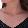 Pompeii3 3/4 ct Solitaire  Lab Created Diamond Pendant available in 14K and Platinum - 3 of 4