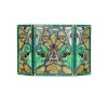 Chloe Lighting Myrtle Tiffany-Style 3pcs Folding Victorian Fireplace Screen 44x28 - 2 of 2