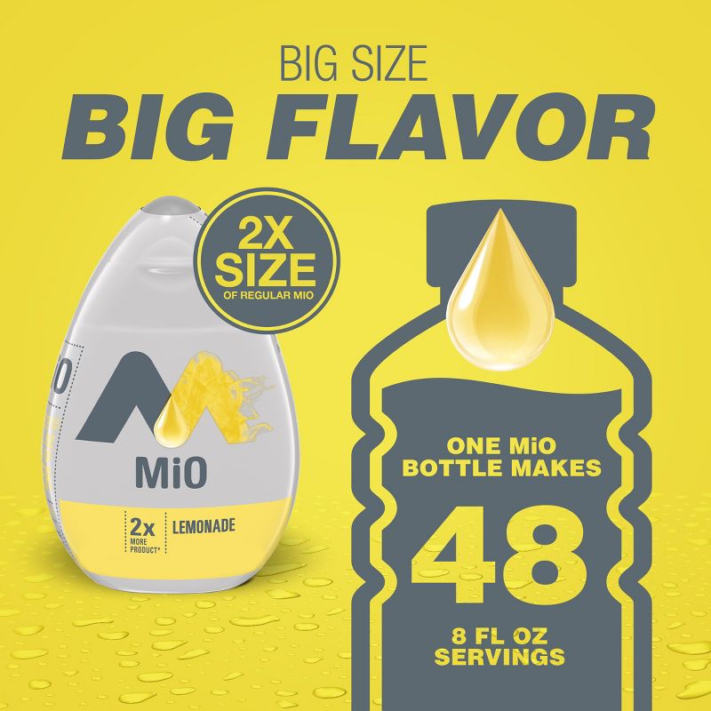 MiO Lemonade Liquid Water Enhancer - 3.24 fl oz Bottle, 5 of 10