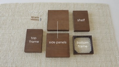 Artemis Refined Grey Wooden Side Table with Shelf Storage