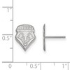 Black Bow Jewelry Sterling Silver New Mexico Lobos NCAA Post Earrings - 2 of 3