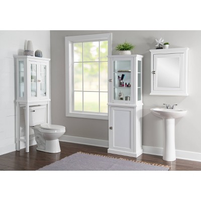 Scarsdale Tall Cabinet White Linon Target