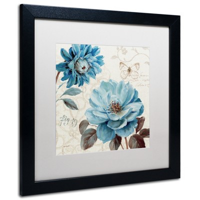 Trademark Fine Art -Lisa Audit 'A Blue Note III' Matted Framed Art